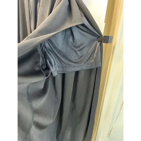 Shelby Nites Womens 8 Black Jump Suite Shorts/Pants V Neck Party - Picture 6 of 13